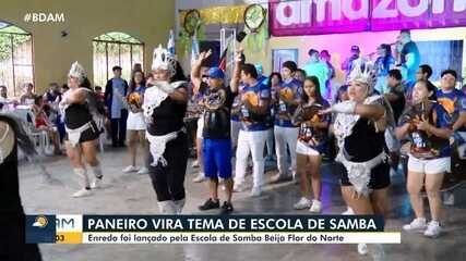 Paneiro é tema de escola de samba de Manaus: enredo foi lançado pela Beija Flor do Norte