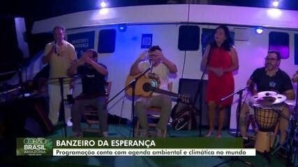 Banzeiro da Esperança navega pelo Amazonas com 200 pessoas rumo à COP30