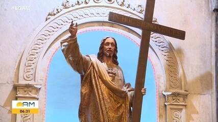 Igreja de Manaus precisa de R$ 8 milhões para restauro do teto e da torre dos sinos