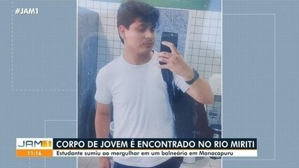 Corpo de jovem é encontrado no rio Miriti, em Manacapuru