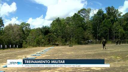 Militares selecionados para missão no Congo treinam no Cigs