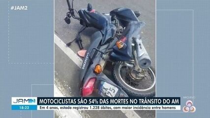 Motociclistas são 54% das mortes no trânsito no AM