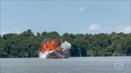 PF faz operação contra garimpo ilegal no Amazonas em parceria com Funai e ICMBio