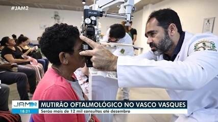 Mutirão oftalmológico no Vasco Vasques deve realizar mais de 12 mil consultas até dezembro