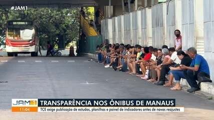 TCE exige divulgação de estudos e planilhas antes de reajustes no transporte de Manaus