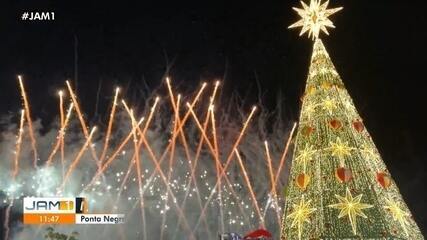 Programação de natal tem início em Manaus