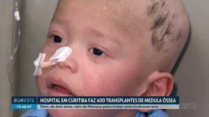 Hospital de Curitiba atinge marca de 600 transplantes de medula óssea