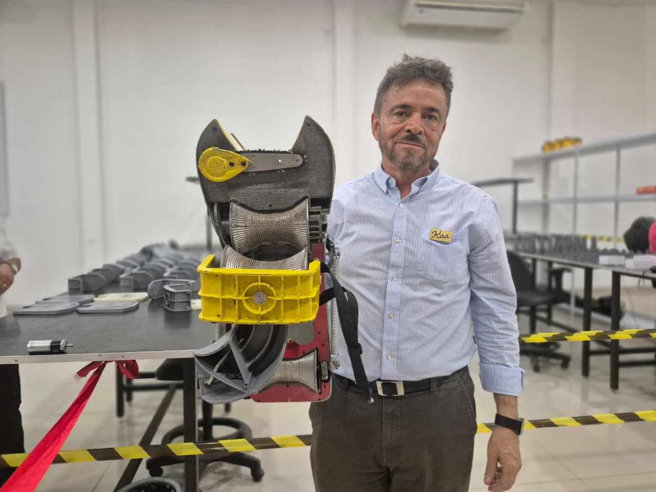 AçaíBot — Robô para colheita de açaí passa a ser produzido no Amapá — Foto: Isadora Pereira/g1