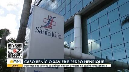 Caso Benício e Pedro Henrique: Parentes das vítimas se uniram em um protesto em Manaus