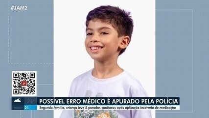 Criança morre após receber adrenalina na veia e ter 6 paradas cardíacas em hospital