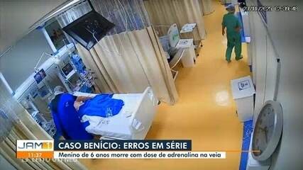 Caso Benício: Câmeras do hospital registram últimos momentos do menino
