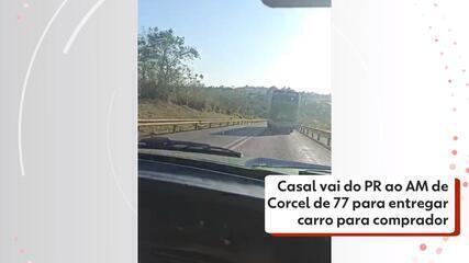Casal vai do PR ao AM de Corcel de 77 para entregar carro para comprador