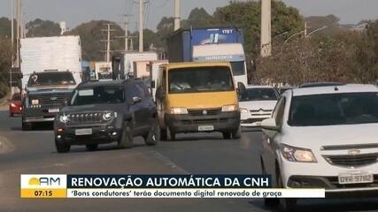 Renovação automática CNH: ‘Bons condutores’ terão documento digital renovado de graça