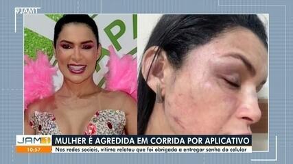 Mulher denuncia agressão em corrida por aplicativo em Manaus