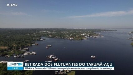 MP-AM e Defensoria pedem cumprimento de sentença para retirar flutuantes do Tarumã-Açu