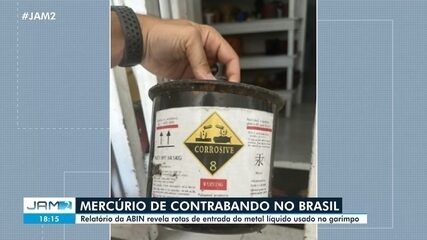 Relatório da ABIN revela rotas de entrada de mercúrio no Brasil
