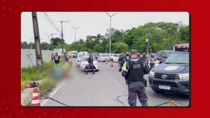 Pai morre e filha fica ferida após serem arrastados por caminhão em Manaus