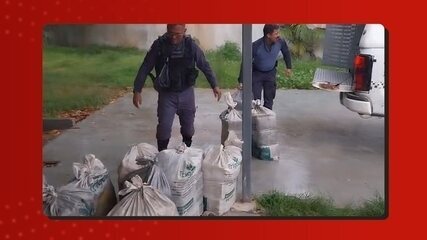 Polícia apreende quase duas toneladas de drogas em micro-ônibus abandonado em ramal no AM