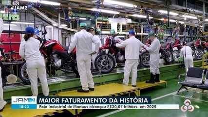 Polo Industrial de Manaus tem maior faturamento da história e alcança R$ 20,07 bilhões