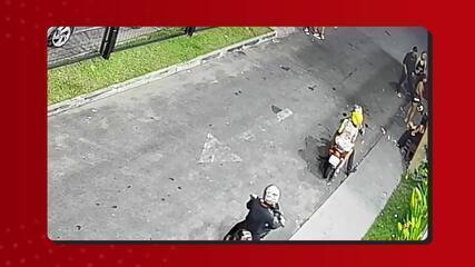 Vídeo mostra falso motorista em agressão contra musa durante tentativa de roubo em Manaus