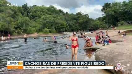 Cachoeiras de Presidente Figueiredo são destinos mais procurados no primeiro dia do ano