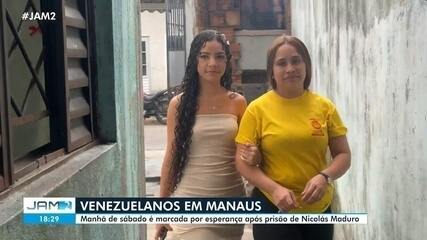 Venezuelanos em Manaus sentem esperança após prisão de Nicolás Maduro