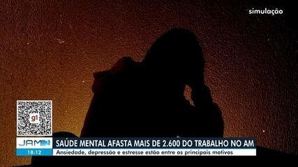 Saúde mental afasta mais de 2.600 do trabalho no Amazonas