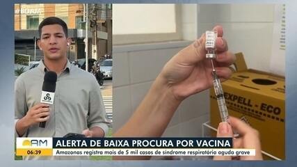 Alerta de baixa procura por vacina da Influenza no Amazonas