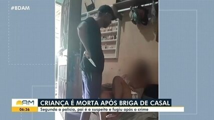 Criança é morta após briga de casal: pai é suspeito e foge após o crime em Manaus