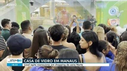 Casa de Vidro agita manauaras em shopping da Zona Norte da capital