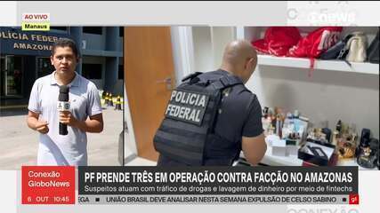 PF prende 3 pessoas em operação contra facção criminosa no Amazonas