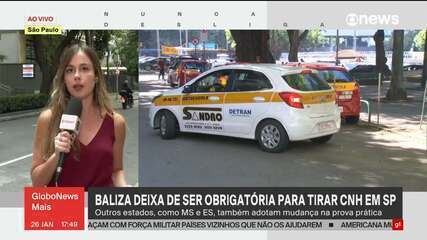 Baliza deixa de ser obrigatória para tirar CNH em São Paulo e mais 3 estados