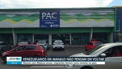 Mesmo com Maduro preso, venezuelanos em Manaus não pensam em voltar ao país
