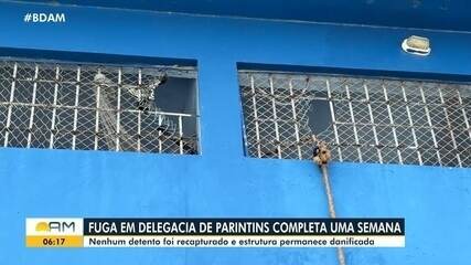 Fuga em Delegacia de Parintins completa uma semana sem detento recapturado