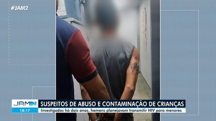 Suspeitos presos planejavam transmitir HIV para menores em Manaus, diz polícia