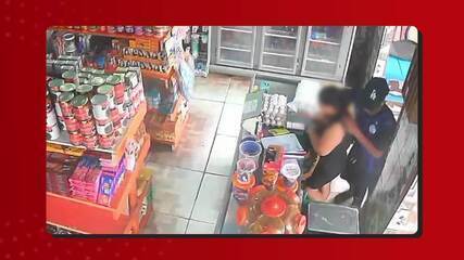 Homem armado com faca é suspeito de render e roubar comerciante em mercadinho no interior