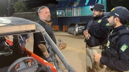 Influenciador Richard Rasmussen tem veículo apreendido pela PRF durante expedição no AM