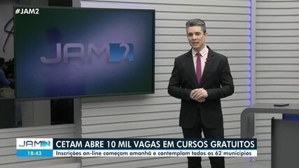 Cetam abre 10 mil vagas em cursos gratuitos a partir desta quinta-feira (19)