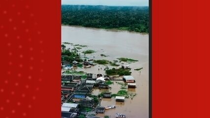 Itamarati decreta emergência e vira terceiro município afetado pela cheia no Amazonas