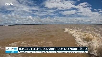Entenda como são feitas as buscas por desaparecidos após naufrágio no Encontro das Águas