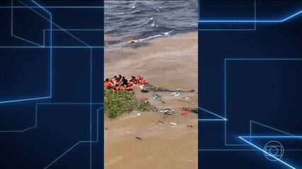 Naufrágio em Manaus: equipes de resgate encontram corpo de um dos sete desaparecidos