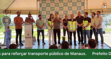Prefeito de Manaus anuncia reajuste no valor do vale-transporte a partir de março
