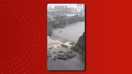 Muro de base aérea desaba durante forte chuva em Manaus