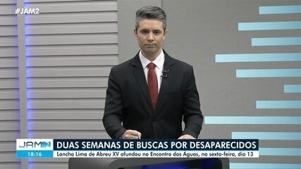 Naufrágio de lancha no Encontro das Águas completa duas semanas