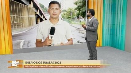 Caprichoso e Garantido abrem temporada de ensaios até Festival de Parintins 2026