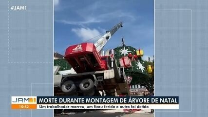 Morte durante montagem de Árvore de Natal em Manaus