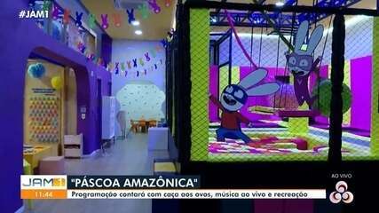 Programação de Páscoa em Manaus tem caça aos ovos, música ao vivo e recreação