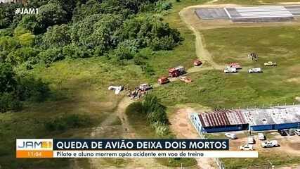 Queda de avião deixa dois mortos em Manaus: piloto e aluno morrem após acidente