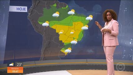 Previsão é de chuva em boa parte do Brasil nesta segunda-feira (4)