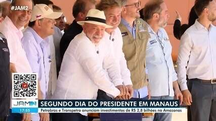 Lula encerra agenda em Manaus com anúncio de investimento bilionário no Amazonas